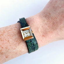 Load image into Gallery viewer, Boxed Gucci G Frame Watch with Square Mother of Pearl Dial and Double