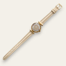 Load image into Gallery viewer, Vintage Ernest Borel Cocktail Kaleidoscope Gold Mechanical Watch 1970s
