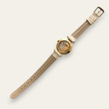 Load image into Gallery viewer, Vintage Ernest Borel Cocktail Kaleidoscope Gold Mechanical Watch 1970s