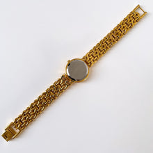 Load image into Gallery viewer, Vintage Ladies' Ingersoll Quartz Watch with Intricate Gold-Tone Bracelet and White Dial
