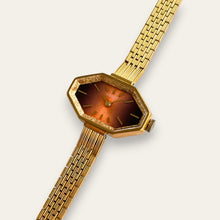 Load image into Gallery viewer, 1970s Gold-Plated Citizen Mechanical Watch with Octagon Case