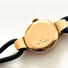 Load image into Gallery viewer, Vintage 18ct Solid Gold Zenith Art Deco Cordette Mechanical Watch