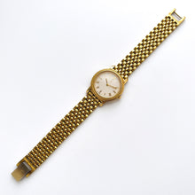 Load image into Gallery viewer, Vintage 90s Yves Saint Laurent Ladies' Quartz Watch with Gold-Plated Bracelet and White Dial