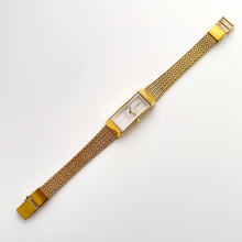 Load image into Gallery viewer, Vintage 90s Yves Saint Laurent Ladies' Quartz Watch with Gold-Plated Bracelet and White Dial