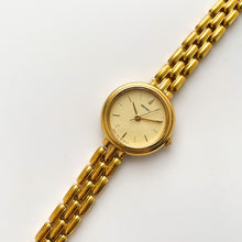 Load image into Gallery viewer, Vintage 1990s Gold-Plated Ladies' Seiko Quartz Watch With Thin Bracelet