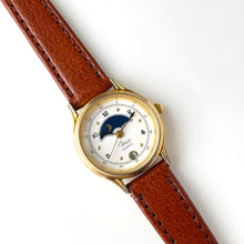 Load image into Gallery viewer, Vintage Timex Sun & Moon Phase Quartz Watch