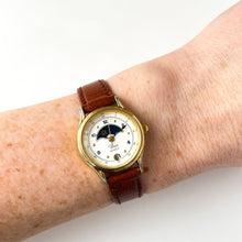Load image into Gallery viewer, Vintage Timex Sun & Moon Phase Quartz Watch