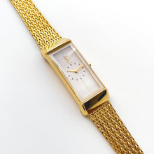 Load image into Gallery viewer, Vintage 90s Yves Saint Laurent Ladies' Quartz Watch with Gold-Plated Bracelet and White Dial