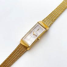 Load image into Gallery viewer, Vintage 90s Yves Saint Laurent Ladies' Quartz Watch with Gold-Plated Bracelet and White Dial