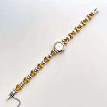 Load image into Gallery viewer, Vintage 1990s Two-Tone Ladies' Seiko Quartz Watch With Heart Pattern