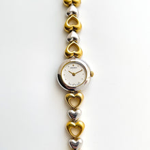 Load image into Gallery viewer, Vintage 1990s Two-Tone Ladies' Seiko Quartz Watch With Heart Pattern