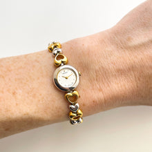 Load image into Gallery viewer, Vintage 1990s Two-Tone Ladies' Seiko Quartz Watch With Heart Pattern