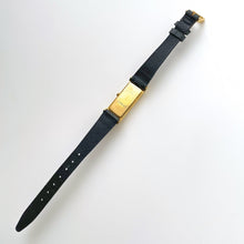 Load image into Gallery viewer, Vintage 90s Yves Saint Laurent Ladies' Quartz Watch with Gray Leather Strap and White Dial
