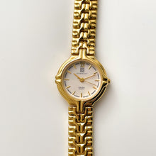 Load image into Gallery viewer, Vintage 1990s Gold-Plated Ladies' Givenchy Quartz Watch with White Dial
