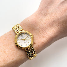 Load image into Gallery viewer, Vintage 1990s Gold-Plated Ladies' Givenchy Quartz Watch with White Dial