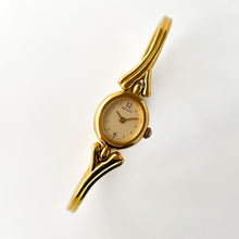 Load image into Gallery viewer, Tiny 1990s Gold-Plated Ladies' Seiko Quartz Watch With Semi Bangle Bracelet