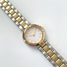 Load image into Gallery viewer, Vintage 90s Yves Saint Laurent Ladies' Quartz Watch with Two-Tone Bracelet and White Dial