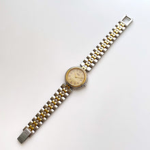 Load image into Gallery viewer, Vintage Two-Tone Hermès Profile Ladies' Quartz Watch with Round Beige Dial