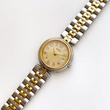 Load image into Gallery viewer, Vintage Two-Tone Hermès Profile Ladies' Quartz Watch with Round Beige Dial