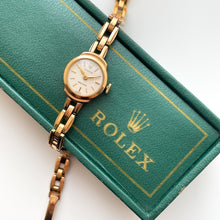 Load image into Gallery viewer, Immaculate Vintage Ladies' Rolex Precision Mechanical Watch with 9ct Gold Bracelet - Boxed