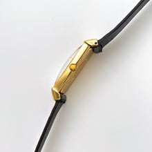 Load image into Gallery viewer, Vintage 90s Yves Saint Laurent Ladies' Quartz Watch with Gray Leather Strap and White Dial