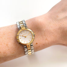 Load image into Gallery viewer, Vintage 90s Yves Saint Laurent Ladies' Quartz Watch with Two-Tone Bracelet and White Dial