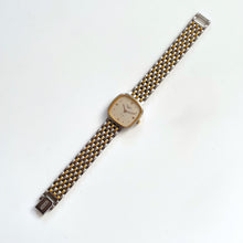 Load image into Gallery viewer, Vintage Ladies' Two-Tone Longines Quartz Watch with Square Dial