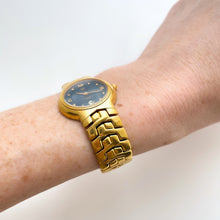 Load image into Gallery viewer, Vintage 1990s Gold-Plated Ladies' Givenchy Quartz Watch with Blue Dial