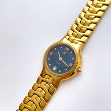 Load image into Gallery viewer, Vintage 1990s Gold-Plated Ladies' Givenchy Quartz Watch with Blue Dial