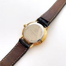 Load image into Gallery viewer, Vintage 1990s Gold-Plated Ladies' Givenchy Quartz Watch with Black Leather Strap
