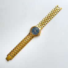 Load image into Gallery viewer, Vintage 1990s Gold-Plated Ladies' Givenchy Quartz Watch with Blue Dial