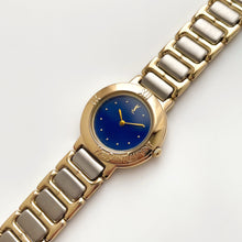 Load image into Gallery viewer, Vintage 1990s Yves Saint Laurent Ladies' Quartz Watch with Two-Tone Bracelet and Blue Dial