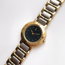 Load image into Gallery viewer, Vintage Boxed 1991 Yves Saint Laurent Ladies' Quartz Watch with Two-Tone Bracelet and Black Dial