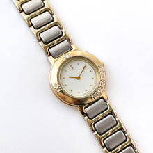 Load image into Gallery viewer, Vintage 1990s Yves Saint Laurent Ladies' Quartz Watch with Two-Tone Bracelet and Beige Dial