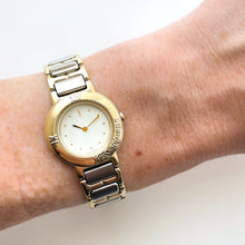 Load image into Gallery viewer, Vintage 1990s Yves Saint Laurent Ladies' Quartz Watch with Two-Tone Bracelet and Beige Dial