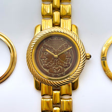 Load image into Gallery viewer, Very rare Vintage 1990s Boxed Vintage Fendi 'Two Faces of Janus' Unisex Quartz Watch with 3 Interchangeable Bezels