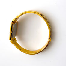 Load image into Gallery viewer, Vintage 1990s Gold-Plated Ladies' Givenchy Bangle Quartz Watch with Rectangular Dial