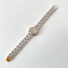 Load image into Gallery viewer, Vintage 1990s Yves Saint Laurent Ladies' Quartz Watch with Two-Tone Bracelet and White Dial