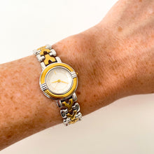 Load image into Gallery viewer, Vintage 1990s Yves Saint Laurent Ladies' Quartz Watch with Two-Tone Bracelet and White Dial