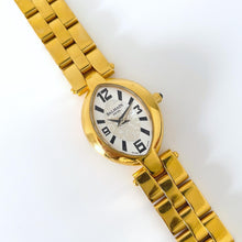 Load image into Gallery viewer, Vintage Gold-Plated Ladies' Balmain Quartz Watch with Butterfly Clasp