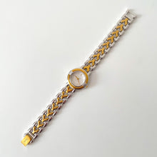 Load image into Gallery viewer, Vintage 1990s Yves Saint Laurent Ladies' Quartz Watch with Two-Tone Bracelet and White Dial