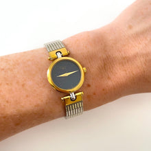 Load image into Gallery viewer, Vintage Two-Tone Christian Dior Ladies' Quartz Watch with Round Starry Night Dial