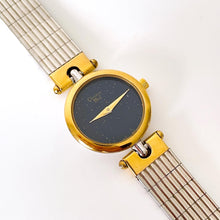 Load image into Gallery viewer, Vintage Two-Tone Christian Dior Ladies' Quartz Watch with Round Starry Night Dial