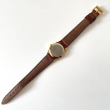 Load image into Gallery viewer, Vintage Christian Dior Gold-Plated Ladies' Quartz Watch with Brown Leather Strap - Boxed