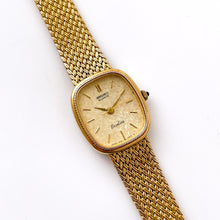 Load image into Gallery viewer, Vintage 1990s Gold-Plated Ladies' Seiko Exceline Quartz Watch