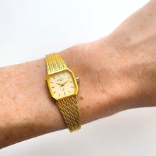 Load image into Gallery viewer, Ladies' Rotary Quartz Watch With Octagon Dial and Gold-Plated Integrated Bracelet