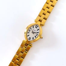Load image into Gallery viewer, Vintage Gold-Plated Ladies' Balmain Quartz Watch with Butterfly Clasp