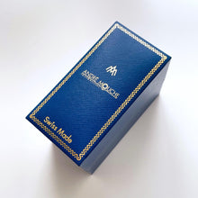 Load image into Gallery viewer, Vintage 1999 André Mouche Quartz Watch with Enamel Floral Design, Concealed Dial and Stainless Steel Bangle Bracelet