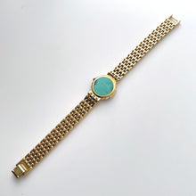 Load image into Gallery viewer, Vintage 1990s Crystal-Set Gold-Plated Ladies' Nina Ricci Quartz Watch with Round Mother of Pearl Dial