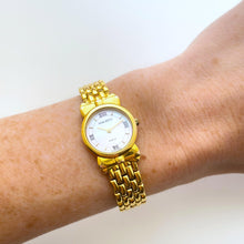 Load image into Gallery viewer, Nina Ricci Ladies’ Quartz Watch – Gold-Plated with MOP Dial, 1990s